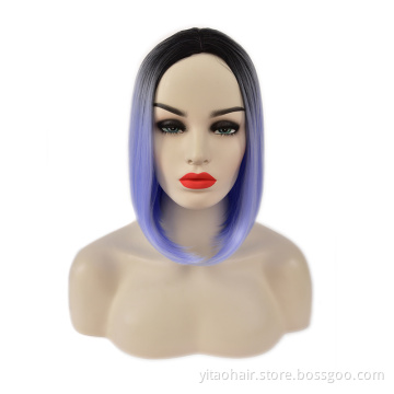 Fashion Men Wigs Brown Black Man Wig Short Synthetic Wig Natural for Men DHL Soft FEDEX French Hair Style TNT  Technique EMS